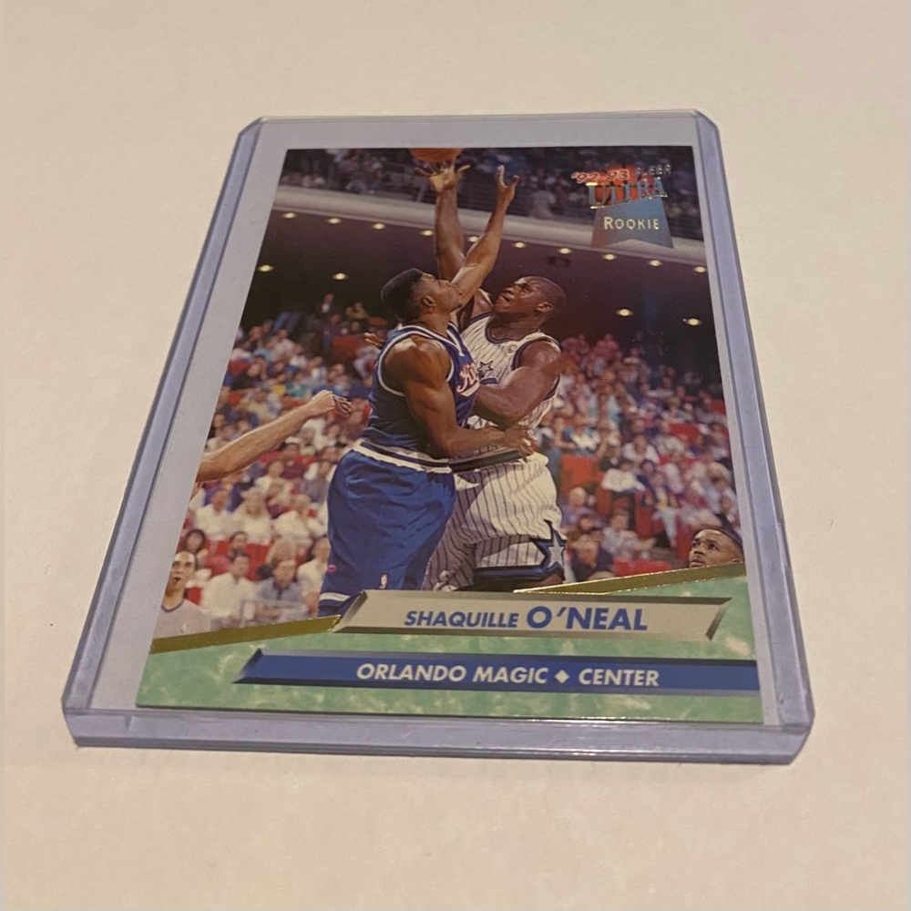 Shaquille O'Neal Rookie card 1992-93 Fleer Ultra Basketball Card Vintage